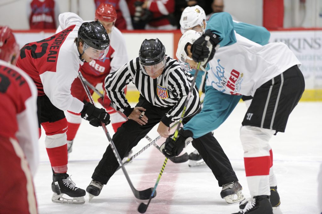 Racker Rivals Big Red - Ice Hockey Face Off - Cornell University - Lynah Rink - Cole Bardreau - Dustin Brown
